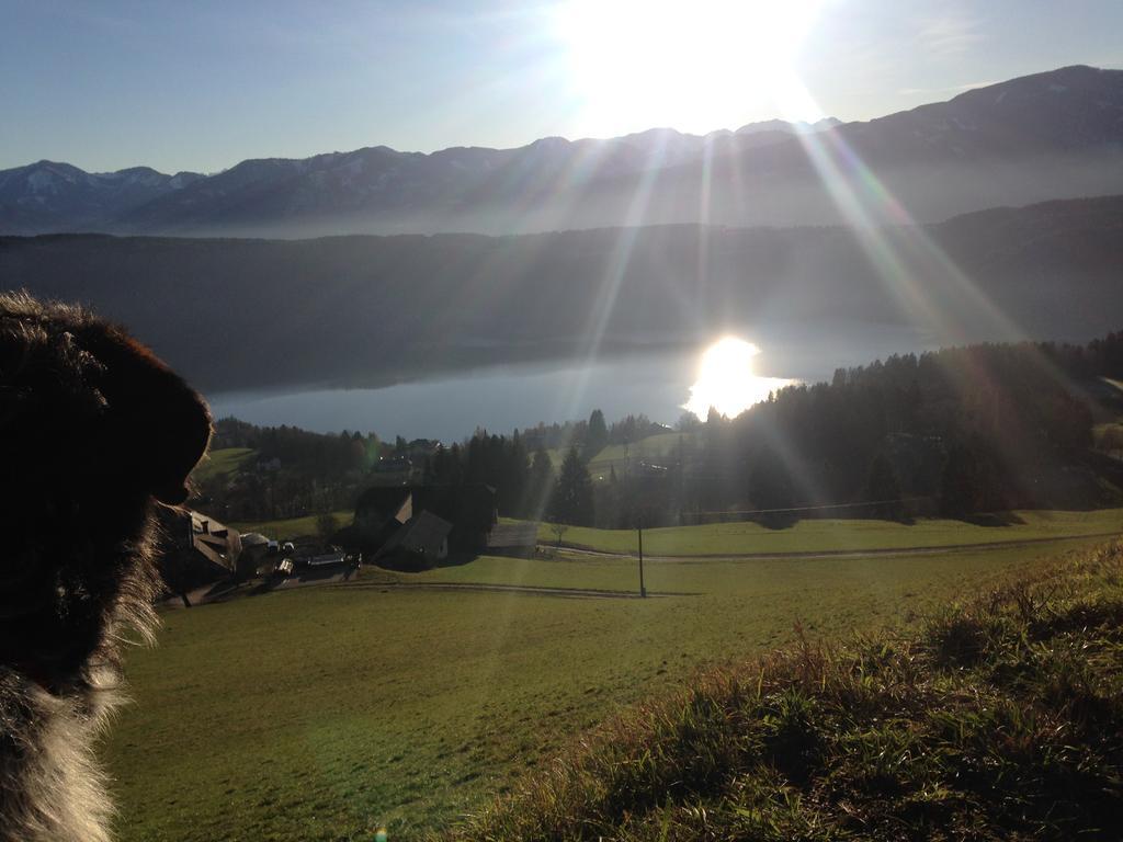 Ruhige Wohnung Mit Schoenem Eigengarten In Seeboden Am Millstaettersee Exteriér fotografie