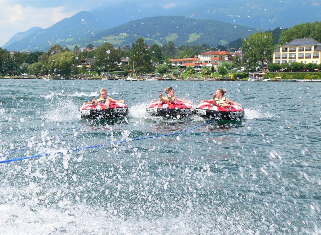 Ruhige Wohnung Mit Schoenem Eigengarten In Seeboden Am Millstaettersee Exteriér fotografie